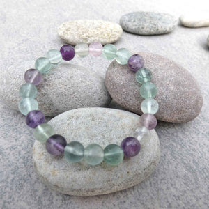 Natural Fluorite Crystal Bracelet