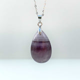 Natural Amethyst Crystal Necklace