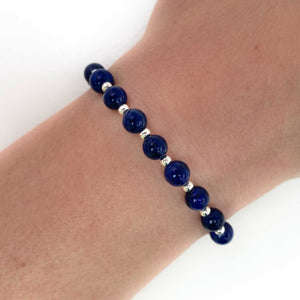 Natural Lapis Lazuli Crystal Bracelet