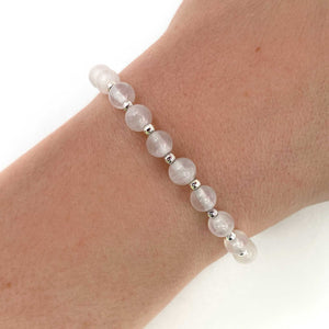 Natural Selenite Crystal Bracelet