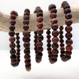 Natural Rosewood Aromatherapy Bead Stretch Bracelet