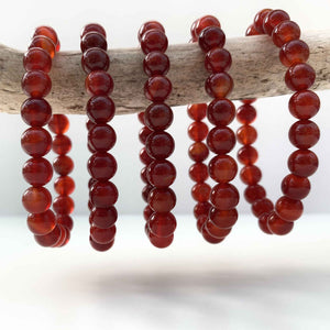 Natural Red Agate Crystal Bracelet